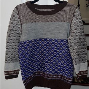 Multicolor Patterned Women's Sweater